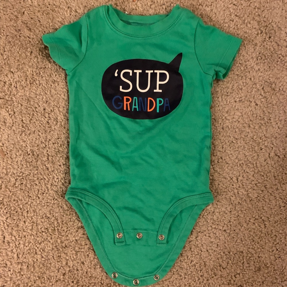 Sup Grandpa onesie